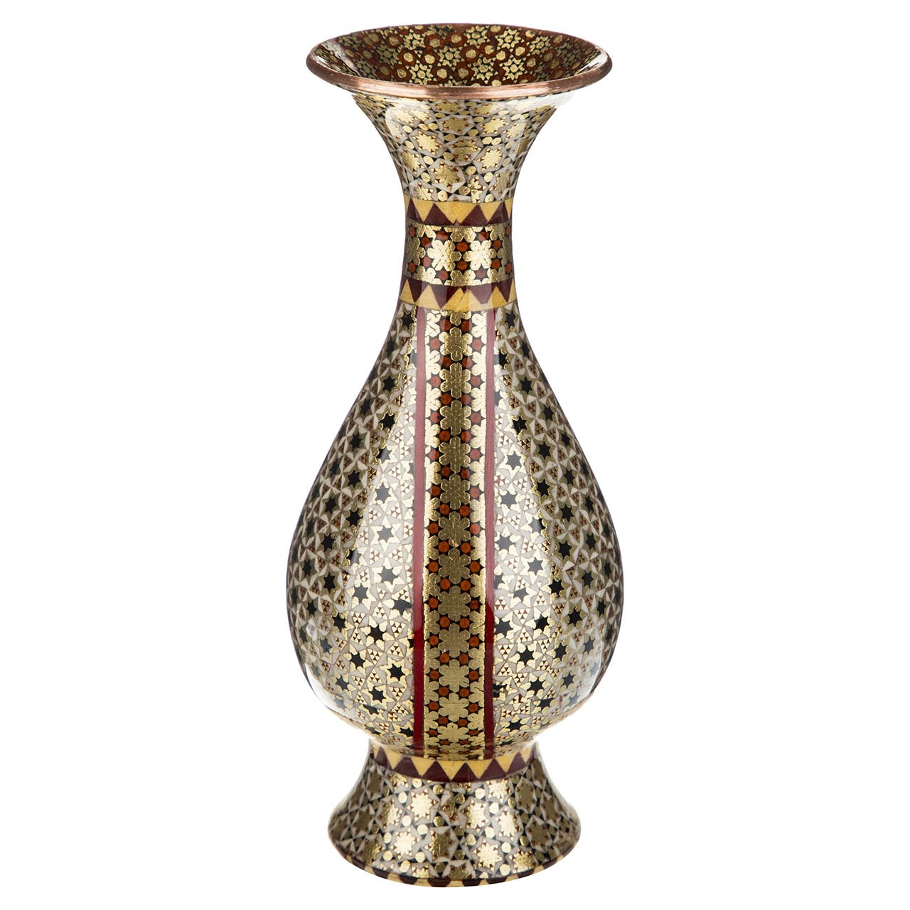 گلدان خاتم اثر کروبی کد 6