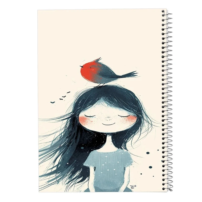 دفتر ژورنال نویسی 50 برگ مدوپد مدل نقطه ای طرح فانتزی کد DF16518