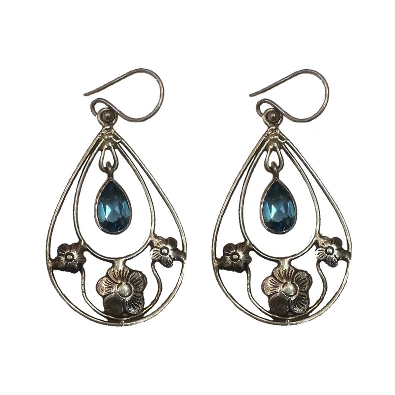 گوشواره نقره گالری مروارید کد 6280