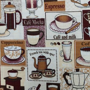 نقد و بررسی پارچه آشپزخانه طرح قهوه کد 1 توسط خریداران