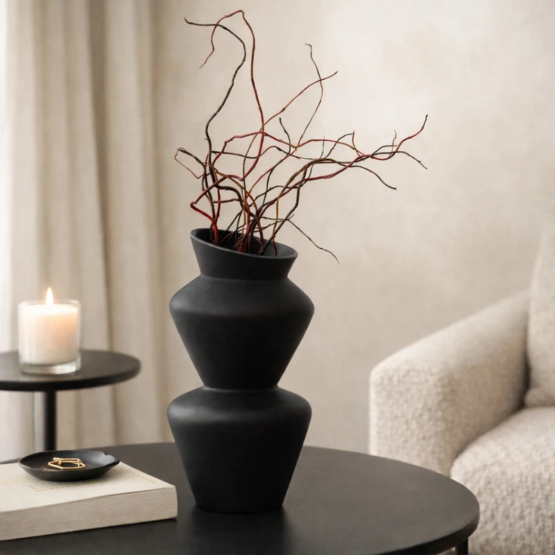 گلدان دکوری مدل VELA کد BEAUTI 1020