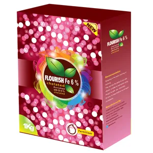 Flourish Fe Enriched with Zn Chelated Solid Fertilizer 1KG
