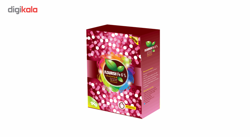کود جامد فلوریش مدل کلات آهن 6درصد غنی شده با روی جعبه 1 کیلوگرم کود جامد فلوریش مدل کلات آهن 6درصد غنی شده با روی جعبه 1 کیلوگرم