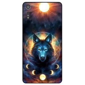 Megafone Wolf and Moon 8006 Cover For Sony Xperia XZ 