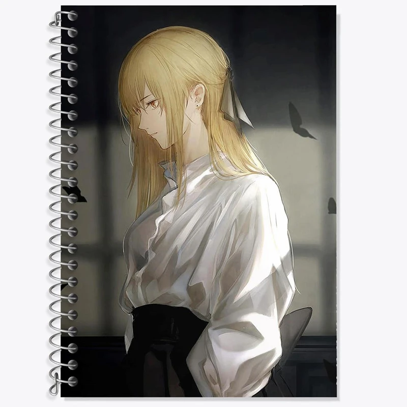 دفتر لغت 50 برگ خندالو مدل دختر انیمه ای کد 18081