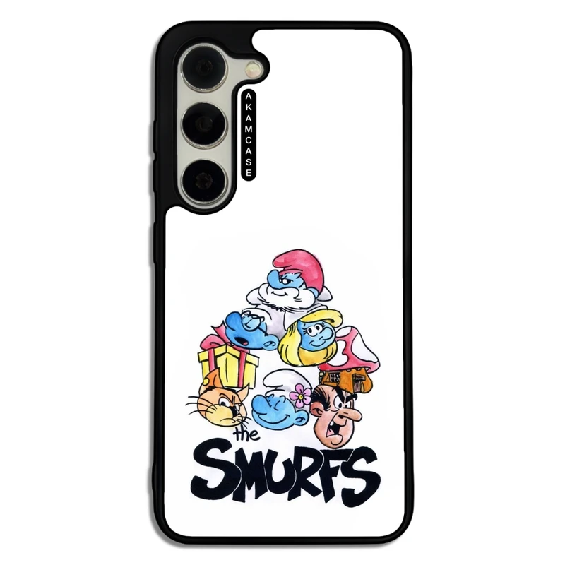 کاور آکام مدل AMC-WSGS23-SMURFS-24 مناسب برای گوشی موبایل سامسونگ Galaxy S23
