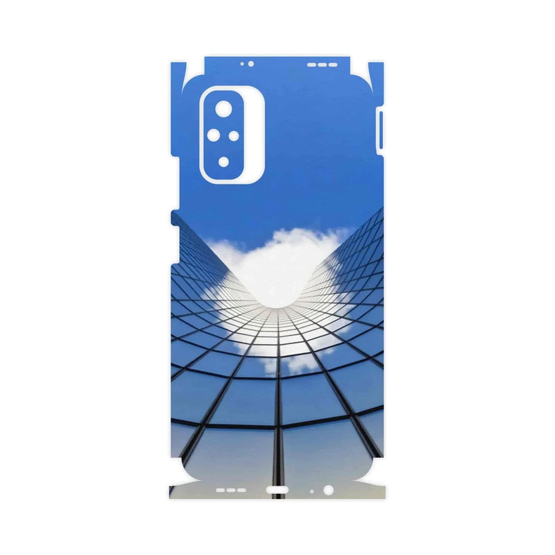 برچسب پوششی ماهوت مدل Glass skyscraper-FullSkin مناسب برای گوشی موبایل شیائومی Redmi Note 10s