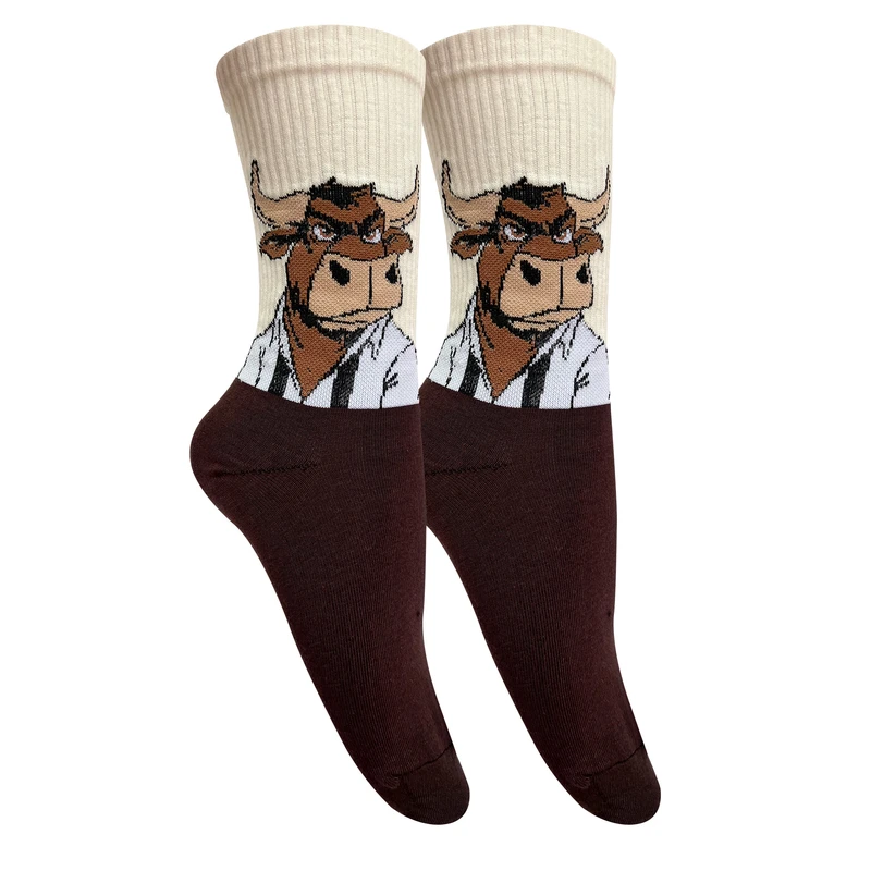 جوراب ساق بلند مردانه تن پوش هنگامه مدل پنبه کش اسپرت گاو