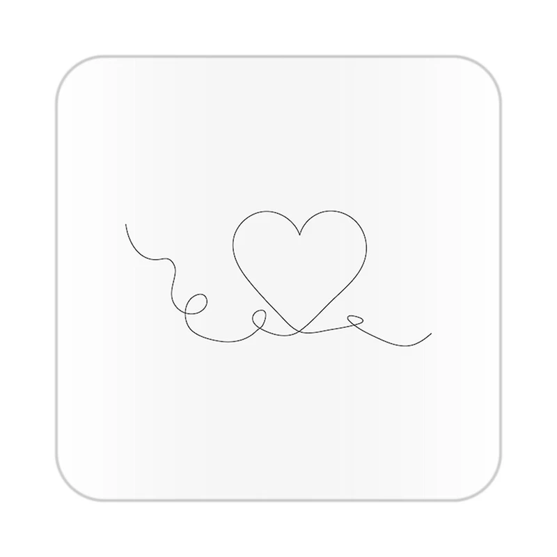 زیر لیوانی کاکتی طرح عاشقانه مدل mp36886