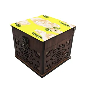 جعبه موزیکال مدل گل کد S028