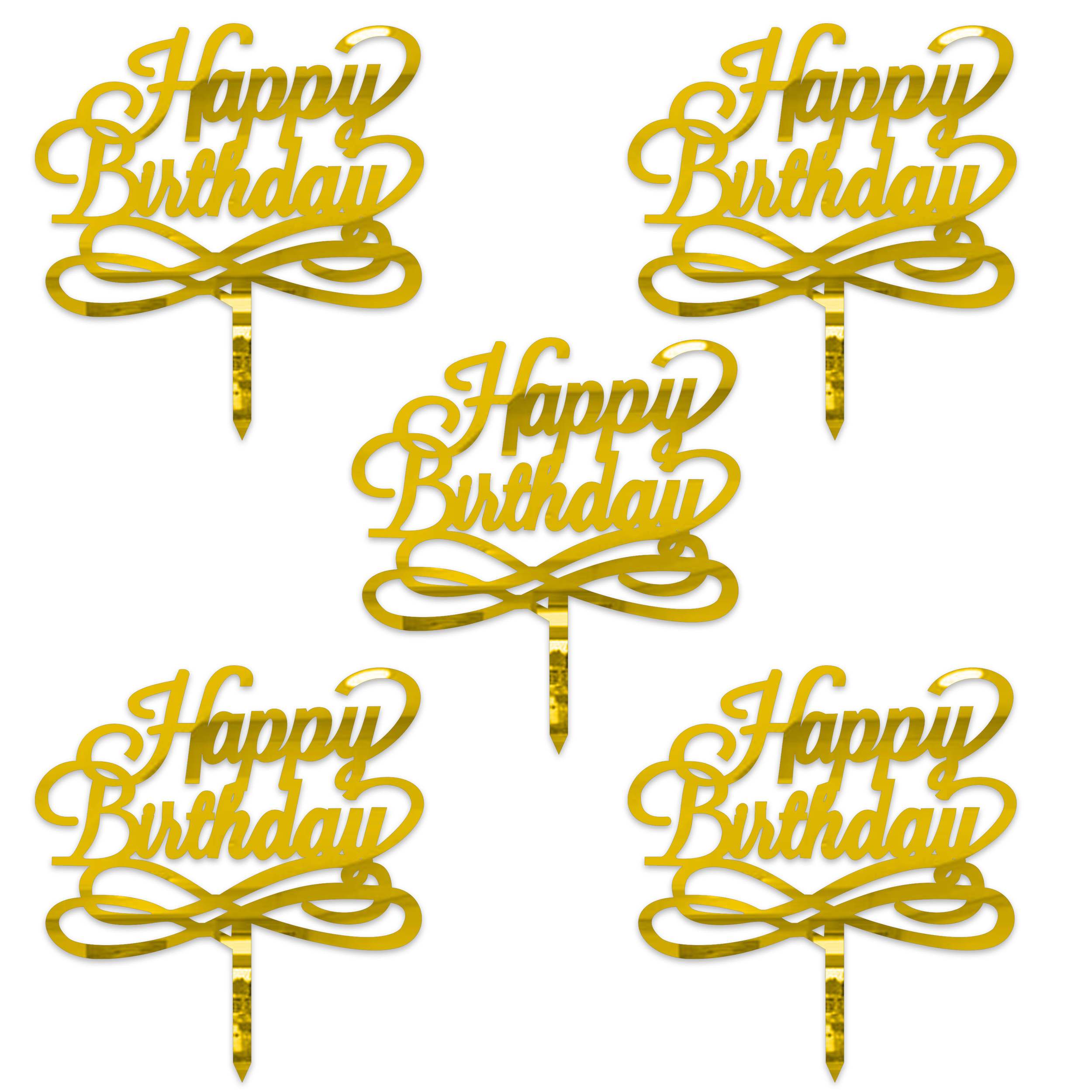 تاپر تولد دکوماتوس کد T70 بسته 5 عددی