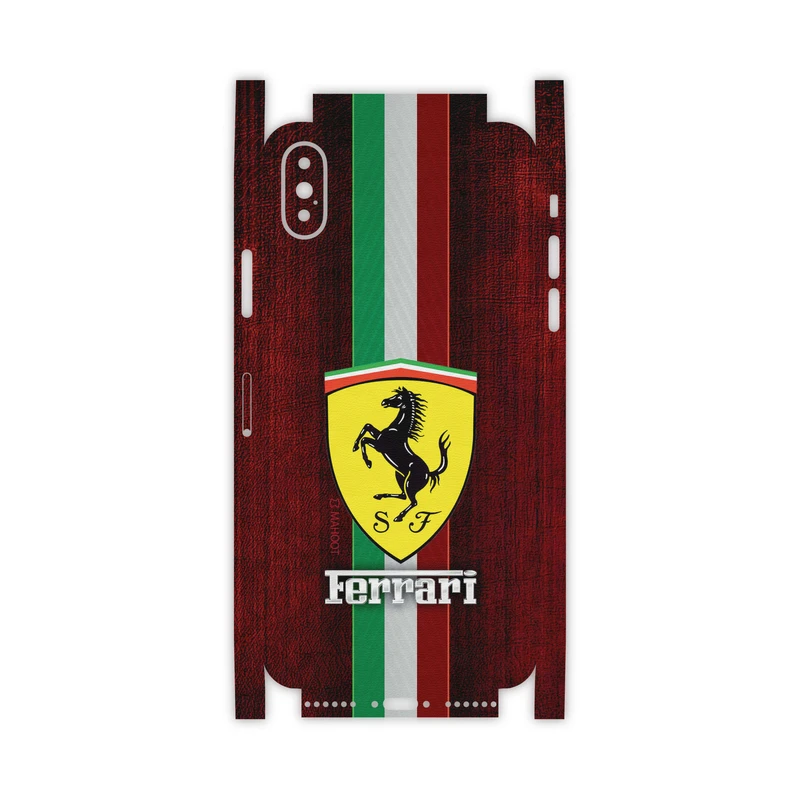 برچسب پوششی ماهوت مدل Ferrari-FullSkin مناسب برای گوشی موبایل اپل iPhone X