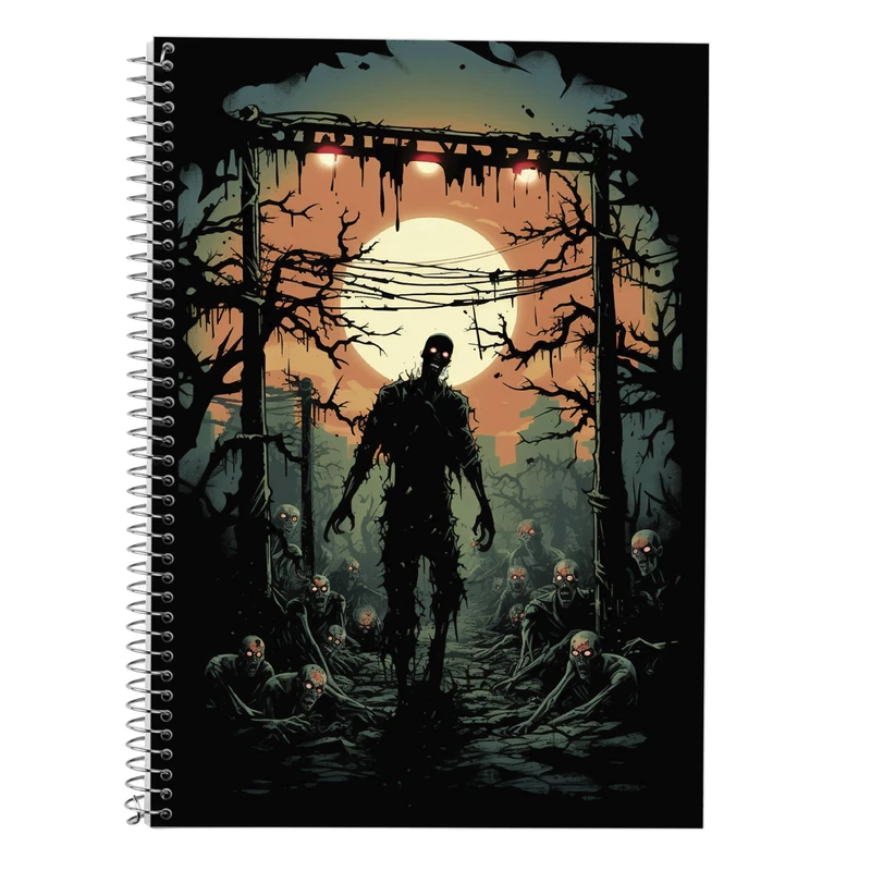 دفتر زبان 50 برگ مدوپد مدل دوخط طرح تایتان Titan کد DF11994