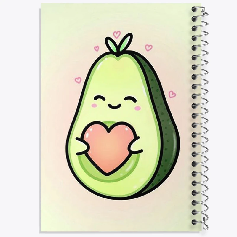 دفتر لیست خرید 50 برگ خندالو طرح آووکادو بامزه کد N1905