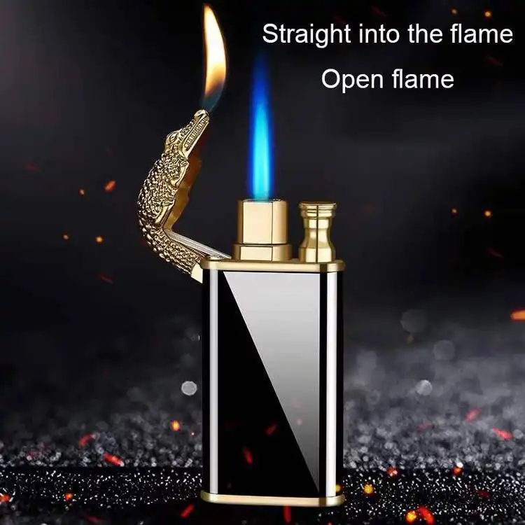 فندک مدل دو شعله طرح تمساح