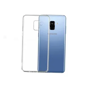 کاور مدل Soft Slim Fit Clear مناسب برای گوشی موبایل سامسونگ Galexy A8 2018 / A5 2018