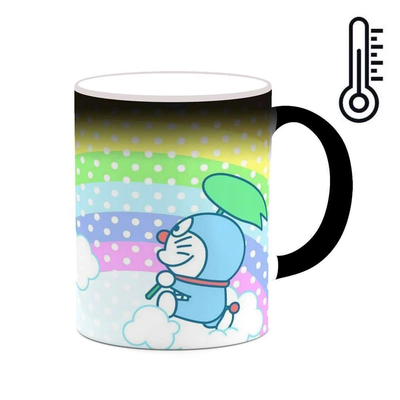 ماگ حرارتی کاکتی مدل کارتون Doraemon کد mgh22511