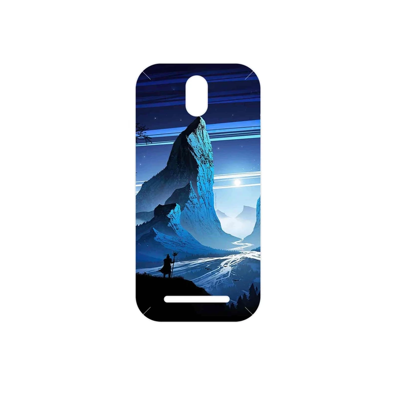 برچسب پوششی ماهوت مدل Blue Mountains Digital Art مناسب برای گوشی موبایل اچ تی سی Desire 500