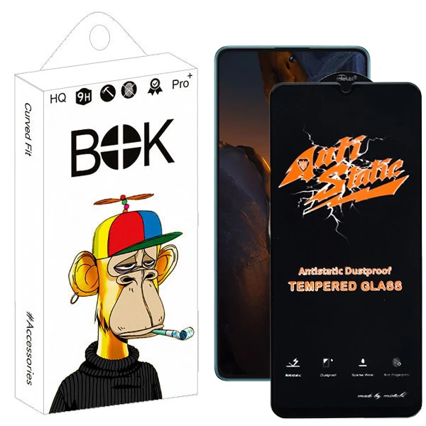 محافظ صفحه نمایش انتی استاتیک بوک مدل Forta مناسب برای گوشی موبایل شیائومی poco F5 Pro