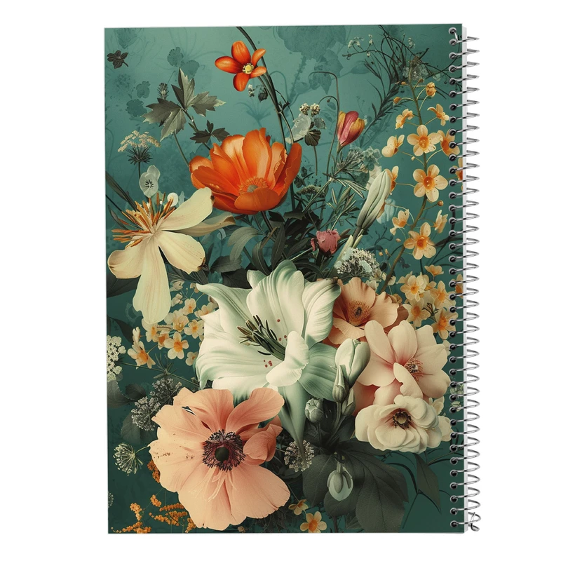 دفتر نقاشی 50 برگ مدوپد مدل گل کد DF13371