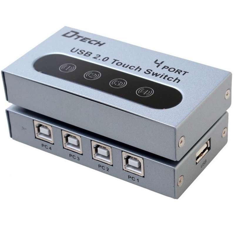 هاب سوئیچ 4 پورت پرینتر دیتک مدل DT-8341 هاب سوئیچ 4 پورت پرینتر دیتک مدل DT-8341