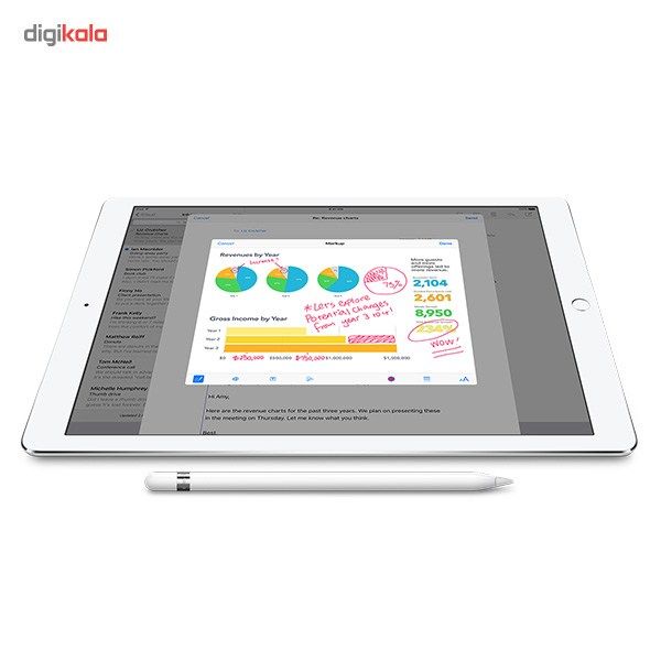 تبلت اپل مدل iPad Pro 12.9 inch 4G به همراه قلم و کیبورد ظرفیت 128 گیگابایت main 1 24