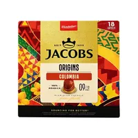 کپسول قهوه کلمبیا جاکوبز - 93 گرم بسته 18 عددی