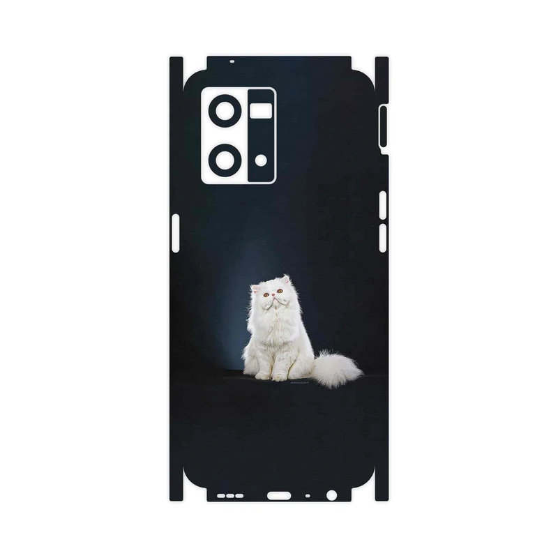 برچسب پوششی ماهوت مدل Persian_cat-FullSkin مناسب برای گوشی موبایل اپو Reno 8 4G