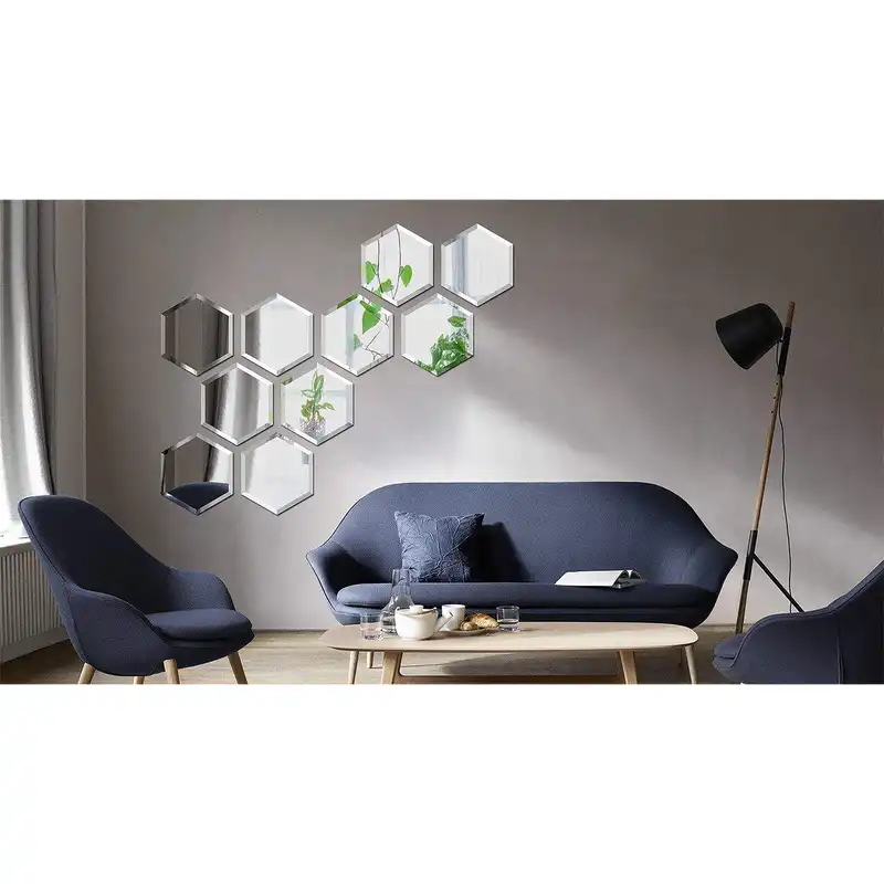 آینه پلکسی گلس مدل تزئینی دیواری