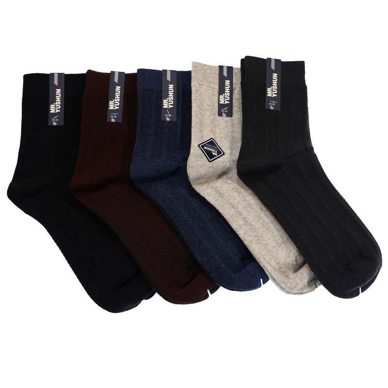 جوراب ساق کوتاه مدل اسپرت کد 01089 بسته 5 عددی