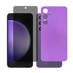 Glass Together model Privacy Screen Protector Suitable for Samsung Galaxy S23 FE Mobile Phone with Back cover sticker
