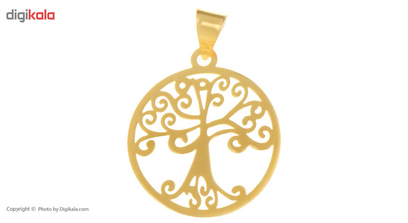 آویز گردنبند طلا 18 عیار زنانه ماهک مدل MM0438