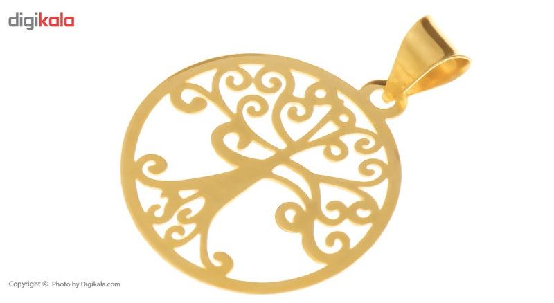 آویز گردنبند طلا 18 عیار زنانه ماهک مدل MM0438