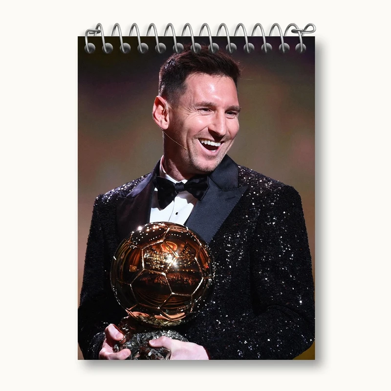 دفتر یادداشت 50 برگ خندالو مدل لیونل مسی کد 13971