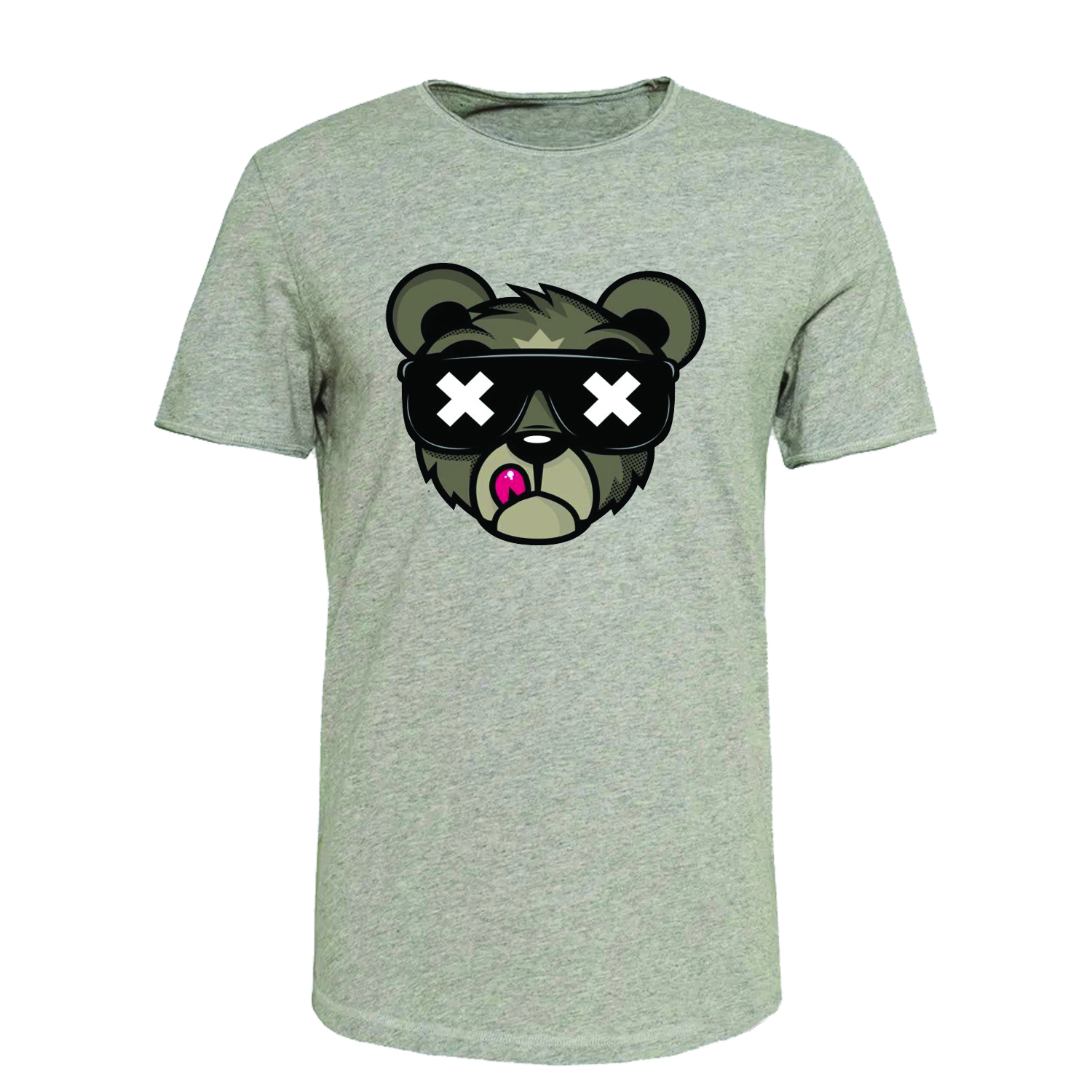 تی شرت آستین کوتاه مردانه مدل T088 طرح خرس