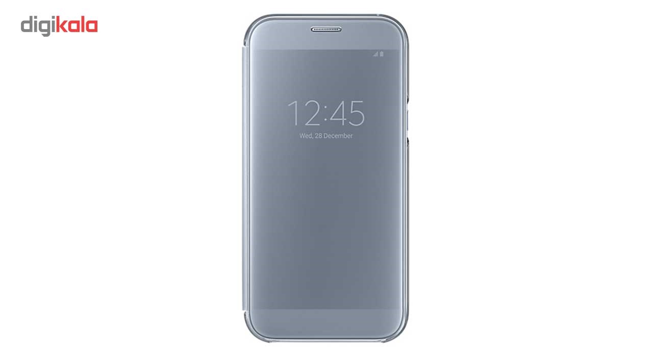 کیف کلاسوری سامسونگ مدل Clear View مناسب برای گوشی موبایل Galaxy A7 2017