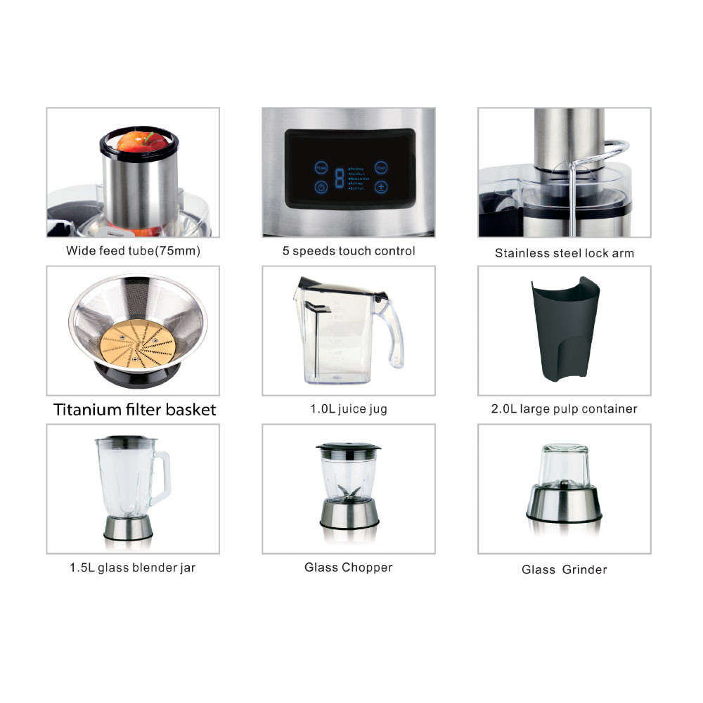 آبمیوه گیری جنرال پلاس مدل GE9844 آبمیوه گیری جنرال پلاس مدل GE9844