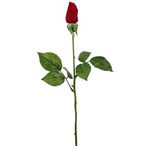 نقد و بررسی گل مصنوعی هومز طرح رز غنچه قرمز مدل 25101 مجموعه 4 عددی توسط خریداران