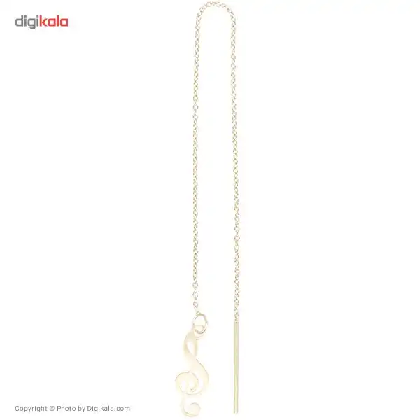 گوشواره طلا 18 عیار رزا مدل EGB13