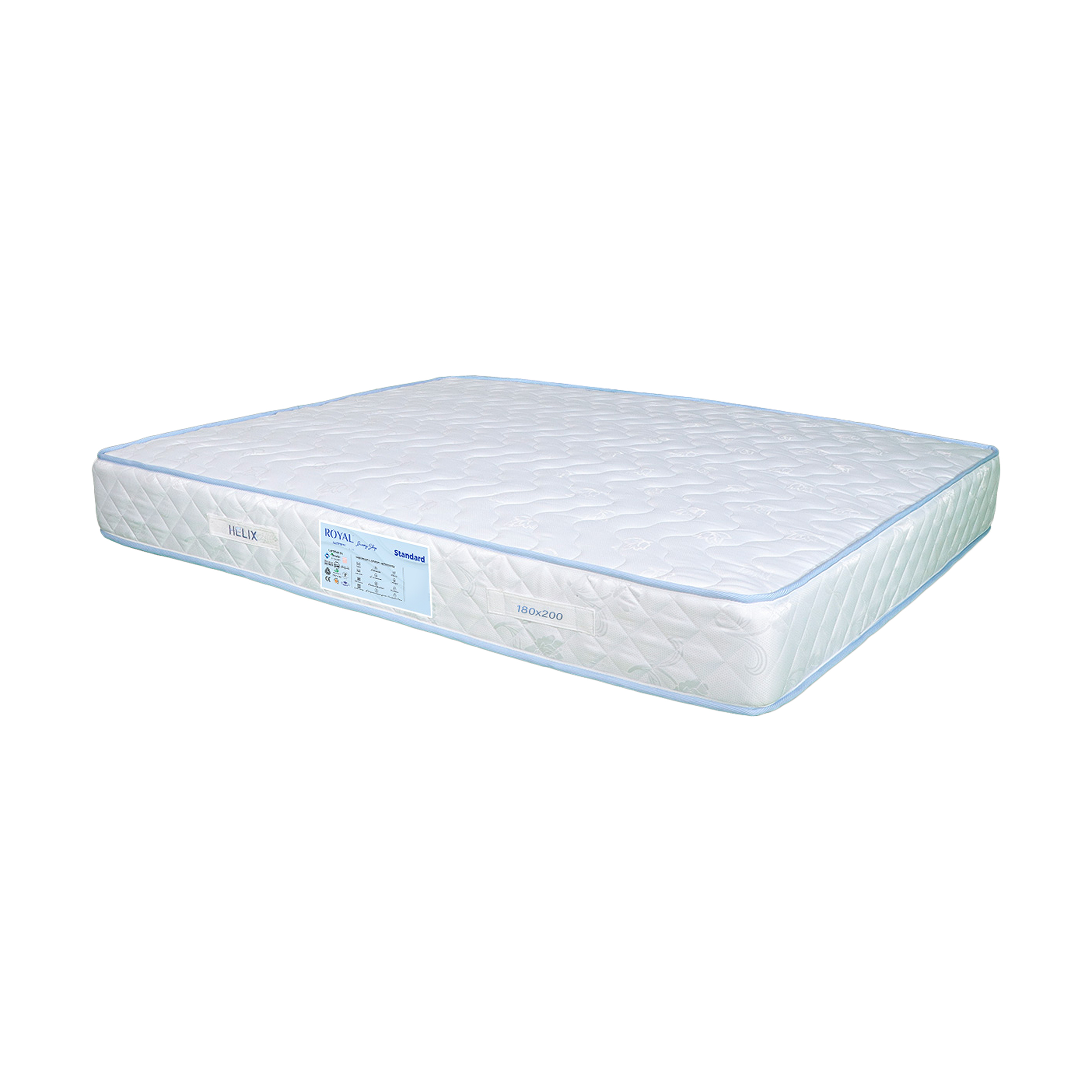 تشک رویال مدل هلیکس کد 06 دو نفره سایز 200×180 سانتی متر