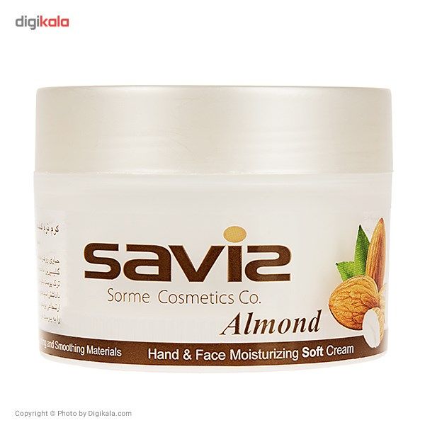 کرم مرطوب کننده ساویز مدل Almond وزن 180 گرم -  - 2