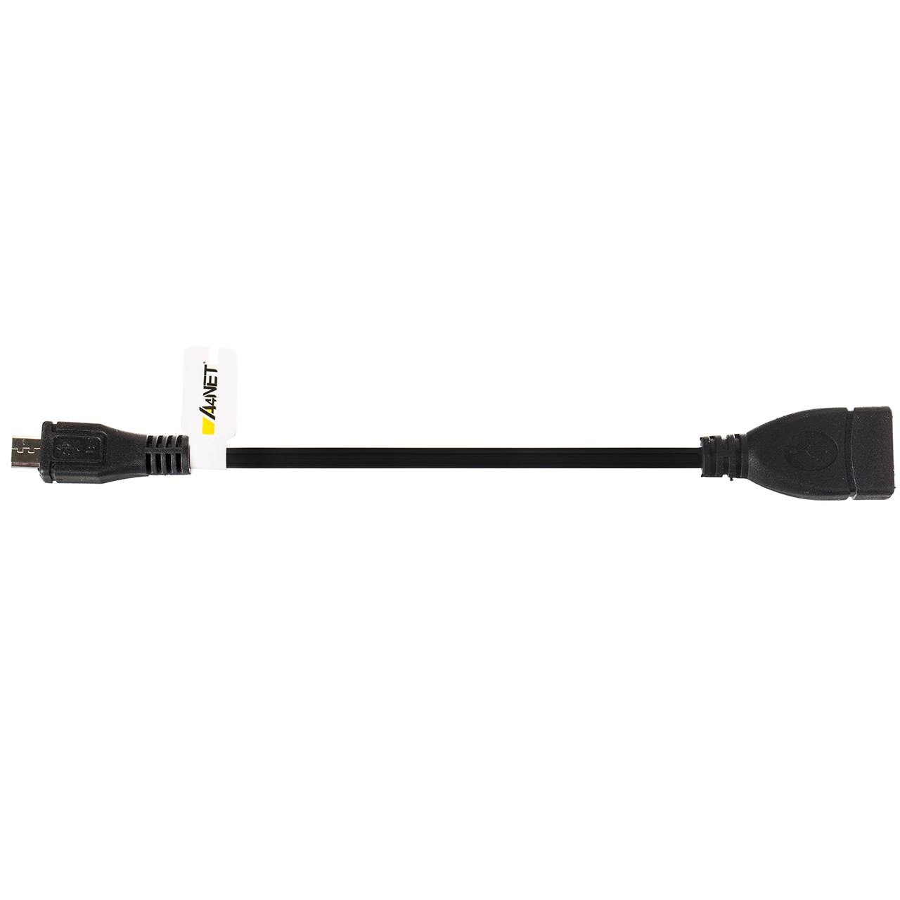 کابل تبدیل microUSB-B به USB-A OTG ای فور نت مدل OTG-150 طول 0.15 متر