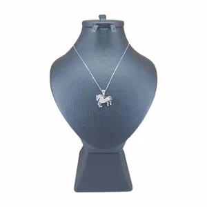 گردنبند دخترانه مدل اسب تک شاخ کد 1