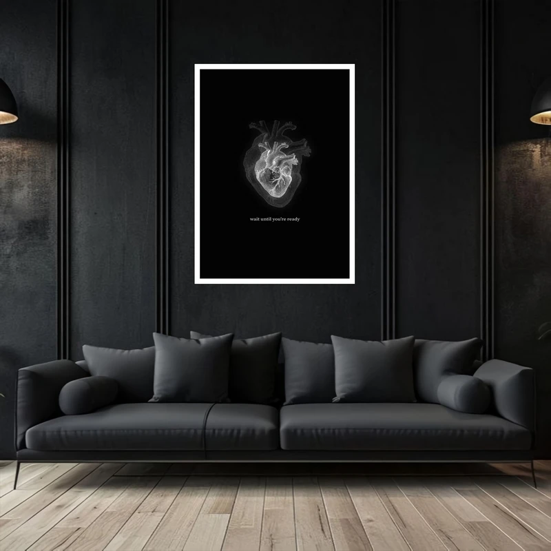 تابلو بکلیت طرح دکوری هنری و مدرن جمله انگلیسی مدل W-bu5398