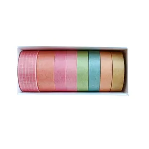 چسب نواری مدل واشی Ri100 فانتزی عرض 1 سانتی متری بسته 8 عددی