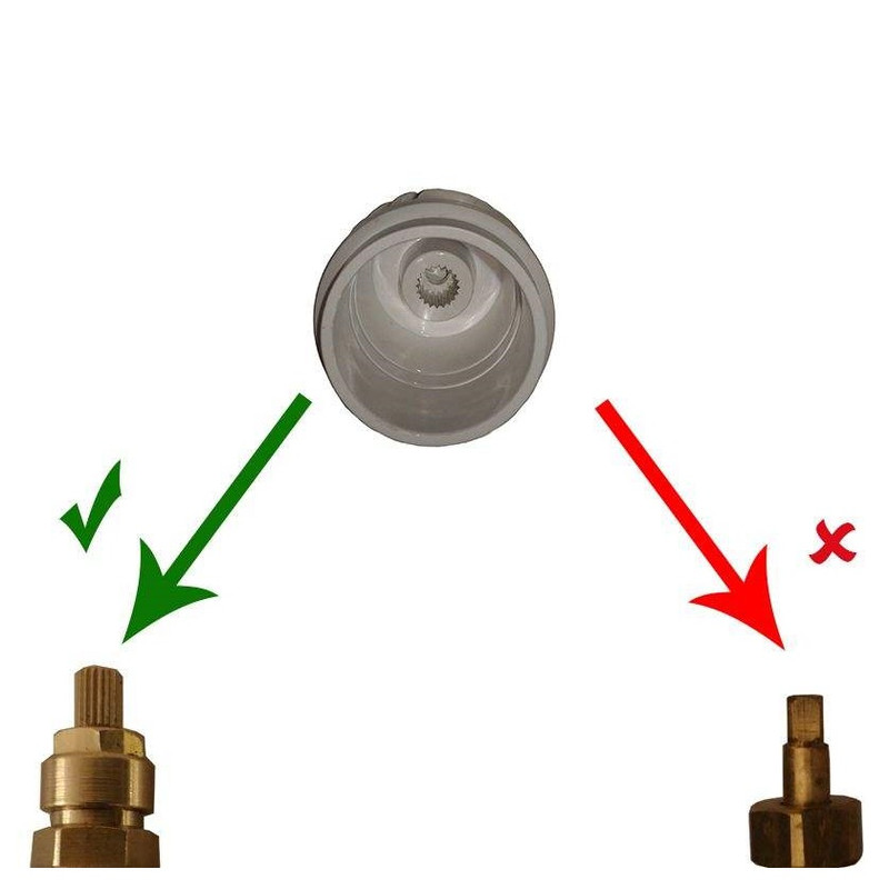 دسته شیر رادیاتور گرما کد ۱۱۳ بسته ۲ عددی