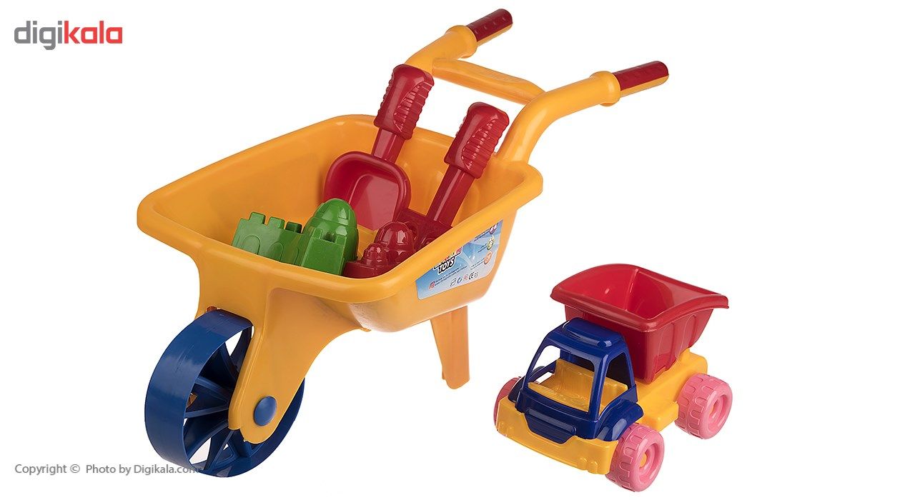 ست شن بازی زرین تویز مدل Super Wheelbarrows E11 -  - 2