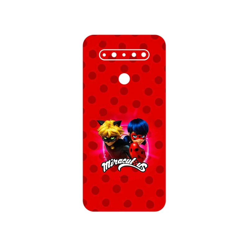 برچسب پوششی ماهوت مدل Ladybug and Cat Noir مناسب برای گوشی موبایل ال جی K51s