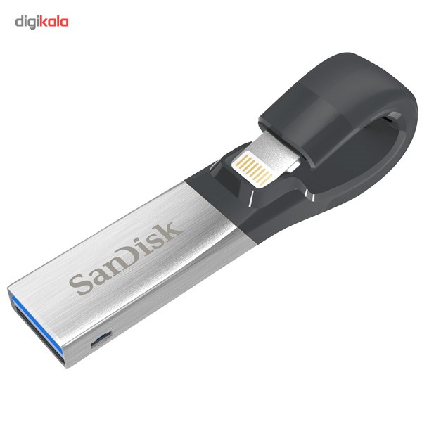 فلش مموری لایتنینگ و USB3.0 سن دیسک مدل iXPAND ظرفیت 16 گیگابایت