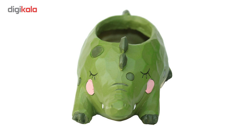 گلدان دکوگل طرح Green Crocodile مدل DG003 گلدان دکوگل طرح Green Crocodile مدل DG003